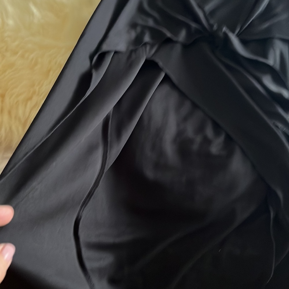 Mamatayoe European Black Open Leg Palazzo Pants - Picture 12 of 12